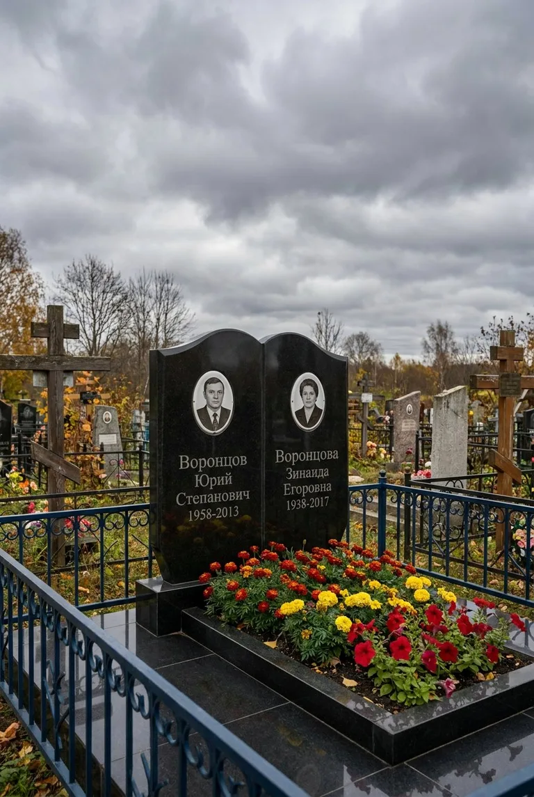 Эксклюзивный семейный памятник на Троекуровском кладбище