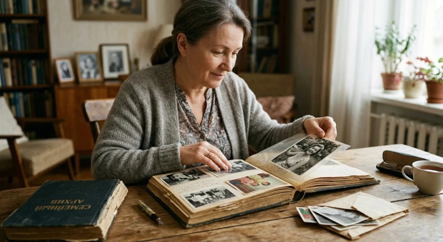 vospominaniya-o-mame-fotoalbom